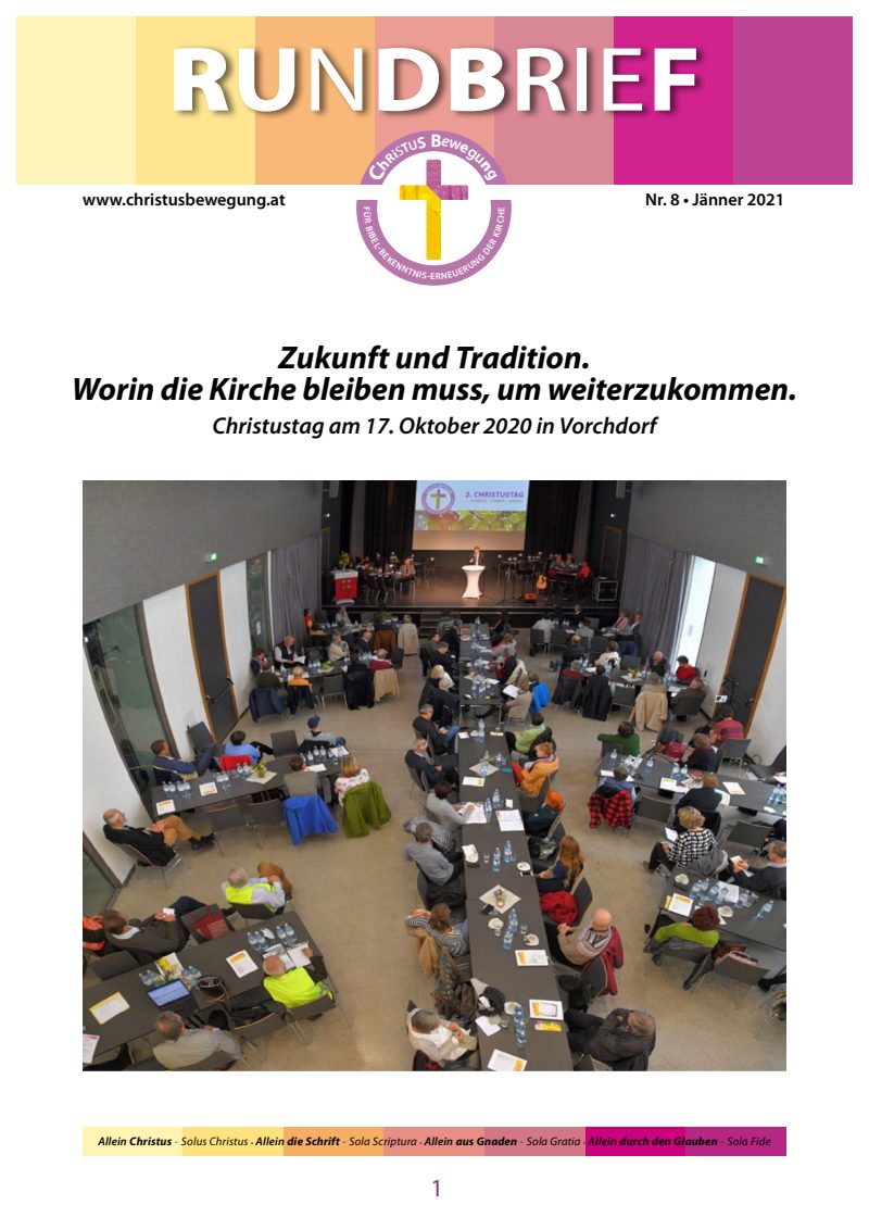 Cover Rundbrief 8