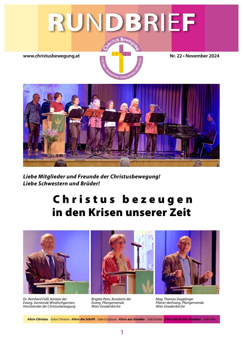 Cover Rundbrief 22