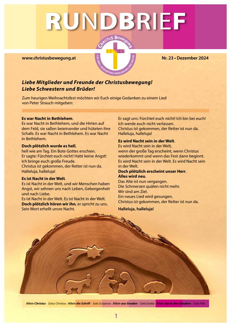 Cover Rundbrief 23