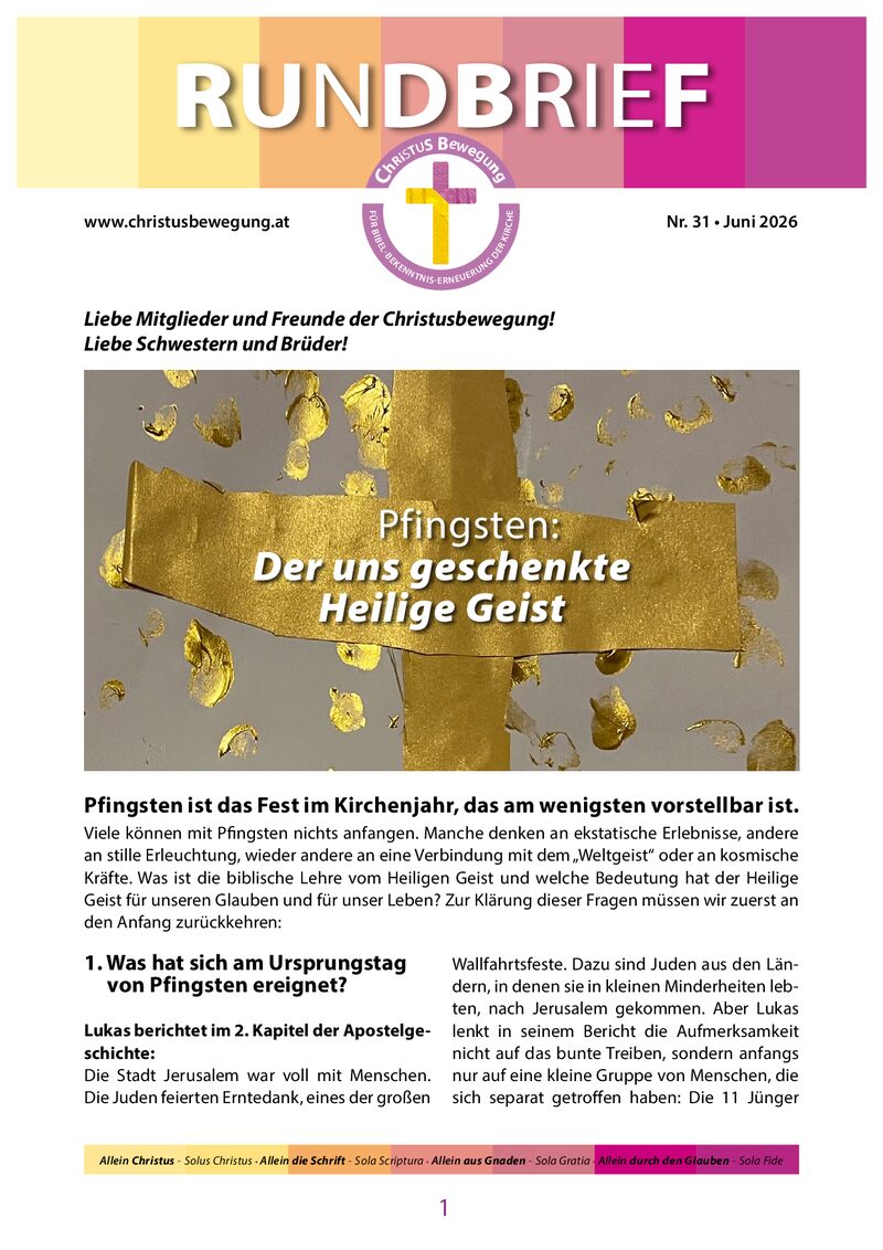 Cover Rundbrief 31
